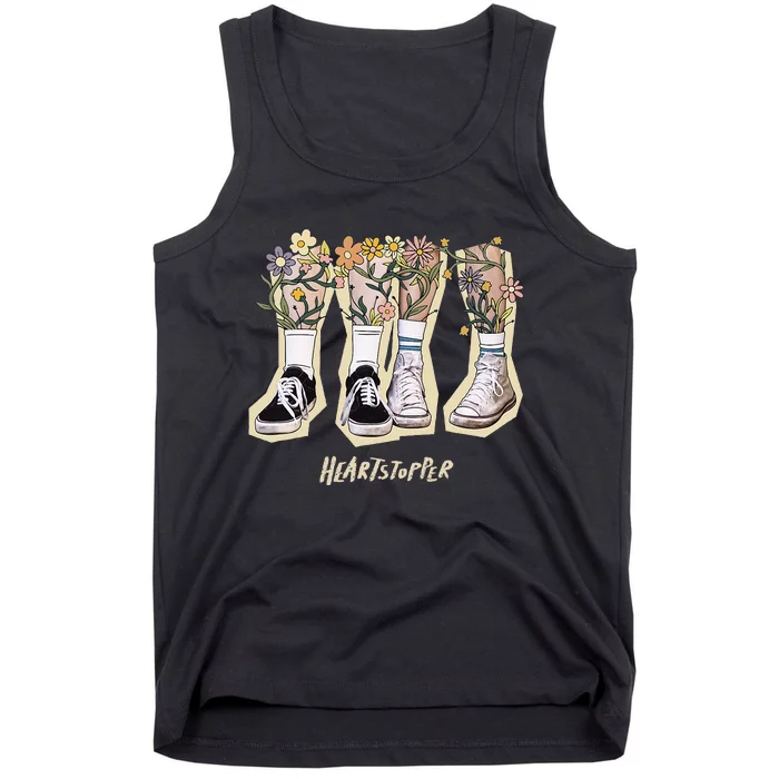 Nick And Charlie Walking Flowers Chest Tank Top