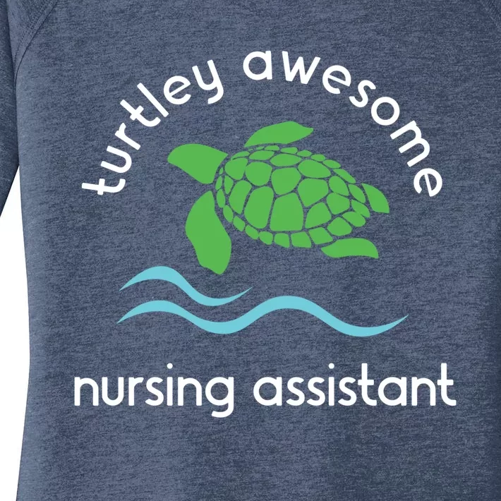 Nursing Assistant Cna Gift Idea Meaningful Gift Women's Perfect Tri Tunic Long Sleeve Shirt