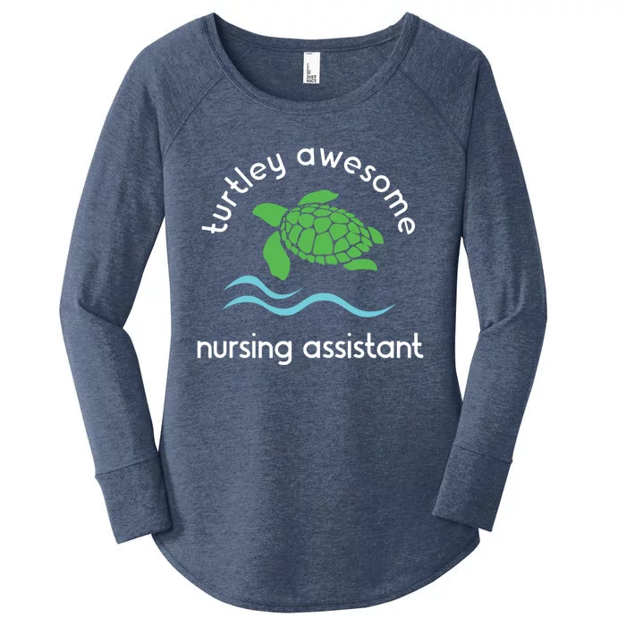 Nursing Assistant Cna Gift Idea Meaningful Gift Women's Perfect Tri Tunic Long Sleeve Shirt