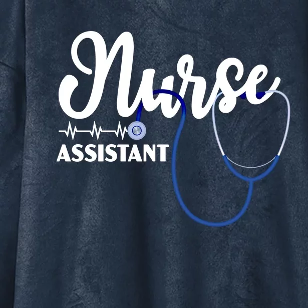 Nurse Assistant Certified Nursing Assistant Medical Cna Gift Hooded Wearable Blanket