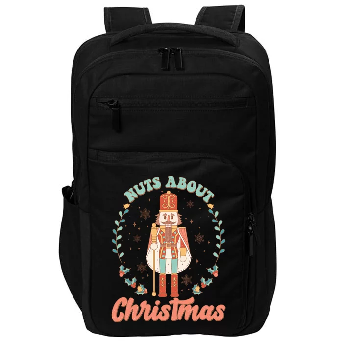 Nuts About Christmas Funny Holiday Impact Tech Backpack