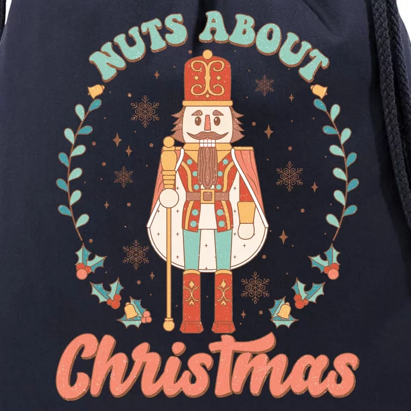 Nuts About Christmas Funny Holiday Drawstring Bag