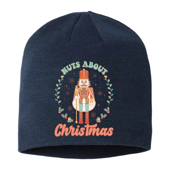 Nuts About Christmas Funny Holiday 8 1/2in Sustainable Knit Beanie