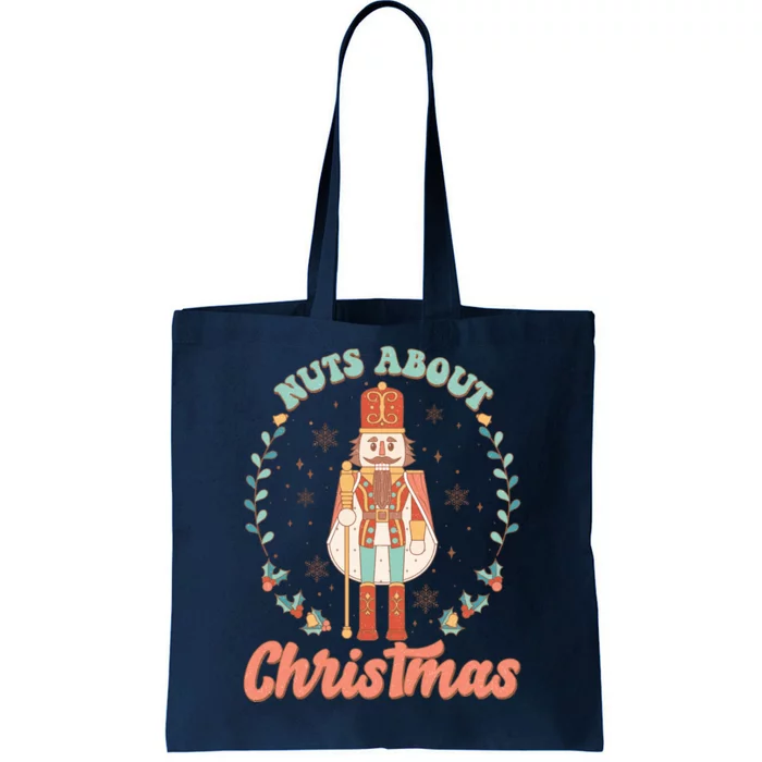 Nuts About Christmas Funny Holiday Tote Bag