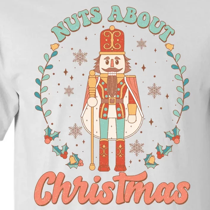 Nuts About Christmas Funny Holiday Tall T-Shirt