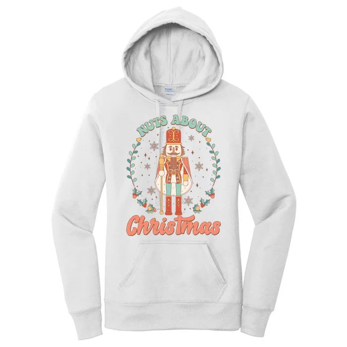 Nuts About Christmas Funny Holiday Women's Pullover Hoodie