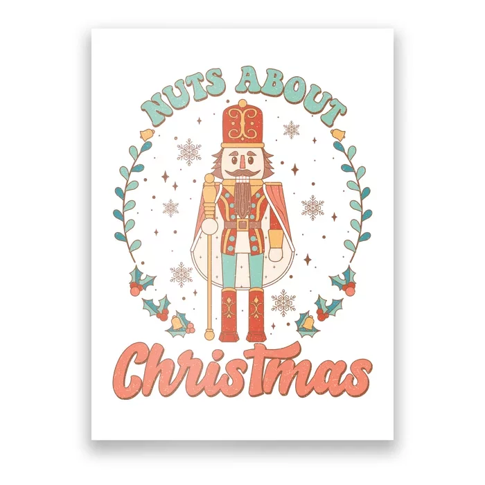 Nuts About Christmas Funny Holiday Poster