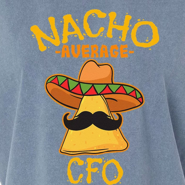 Nacho Average CFO Cinco De Mayo Fiesta Financial Officer Garment-Dyed Women's Muscle Tee