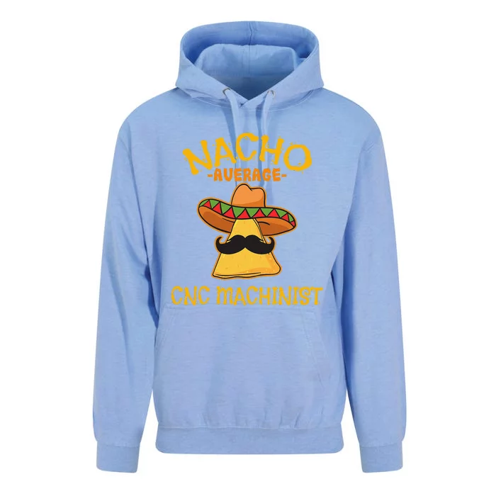 Nacho Average CNC Machinist Cinco De Mayo Fiesta Unisex Surf Hoodie