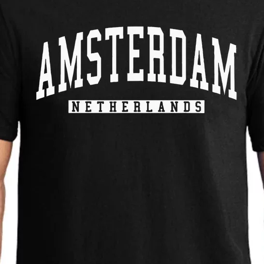 Netherlands Amsterdam City Pajama Set