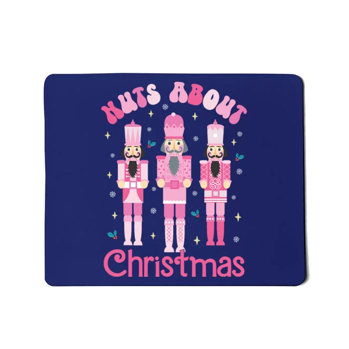 Nuts About Christmas Nutcracker Funny Christmas Mousepad