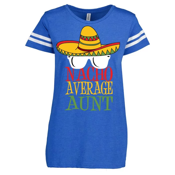 Nacho Average Aunt Enza Ladies Jersey Football T-Shirt