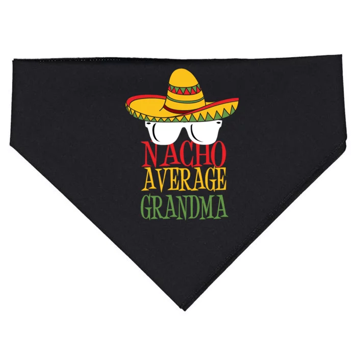 Nacho Average Grandma USA-Made Doggie Bandana