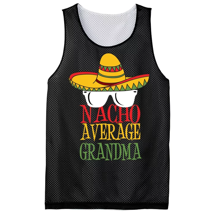 Nacho Average Grandma Mesh Reversible Basketball Jersey Tank