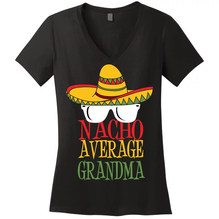 Nacho Average Grandma Women's V-Neck T-Shirt