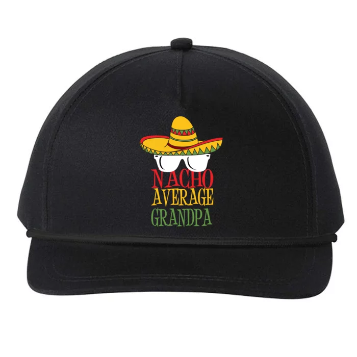 Nacho Average Grandpa Snapback Five-Panel Rope Hat