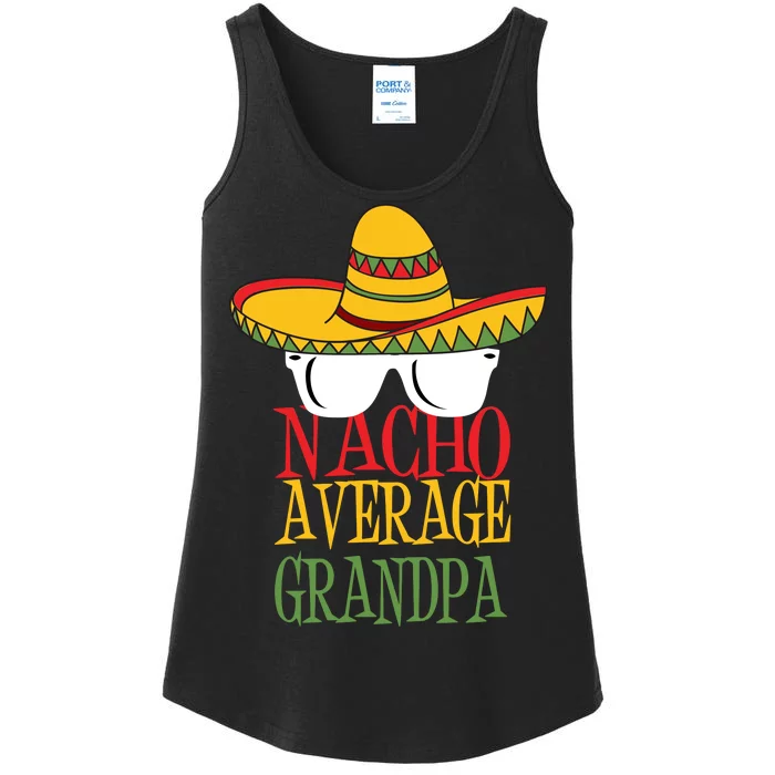 Nacho Average Grandpa Ladies Essential Tank