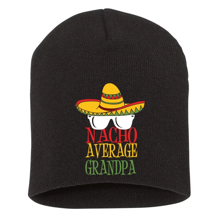 Nacho Average Grandpa Short Acrylic Beanie