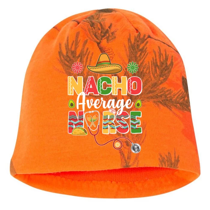 Nacho Average Nurse Cinco De Mayo Kati - Camo Knit Beanie