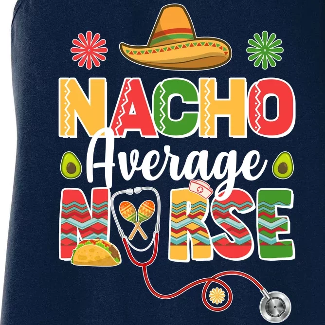 Nacho Average Nurse Cinco De Mayo Women's Racerback Tank