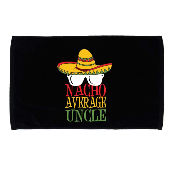 Nacho Average Uncle Microfiber Hand Towel