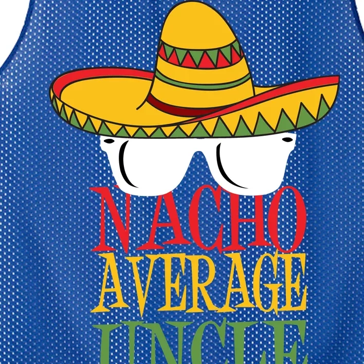 Nacho Average Uncle Mesh Reversible Basketball Jersey Tank