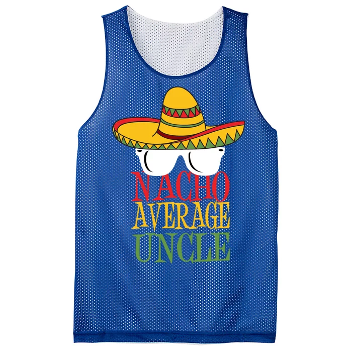 Nacho Average Uncle Mesh Reversible Basketball Jersey Tank