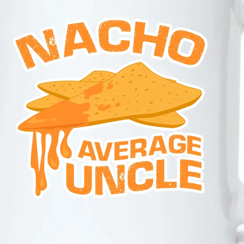 Nacho Average Uncle Funny Black Color Changing Mug