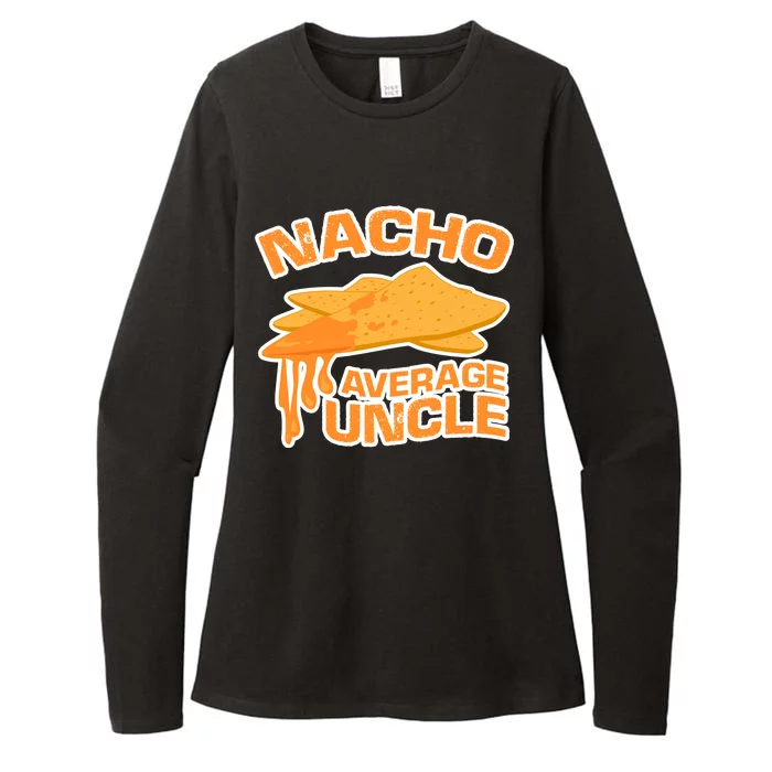 Nacho Average Uncle Funny Womens CVC Long Sleeve Shirt