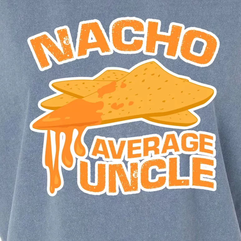 Nacho Average Uncle Funny Garment-Dyed Women's Muscle Tee