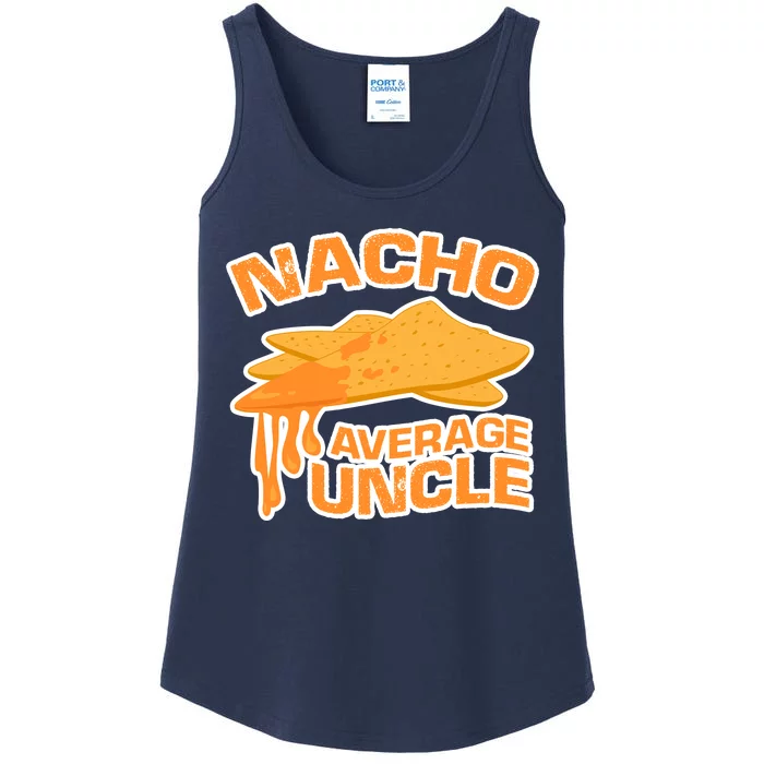 Nacho Average Uncle Funny Ladies Essential Tank