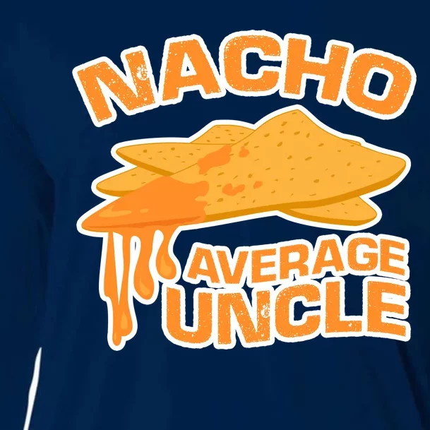 Nacho Average Uncle Funny Cooling Performance Long Sleeve Crew