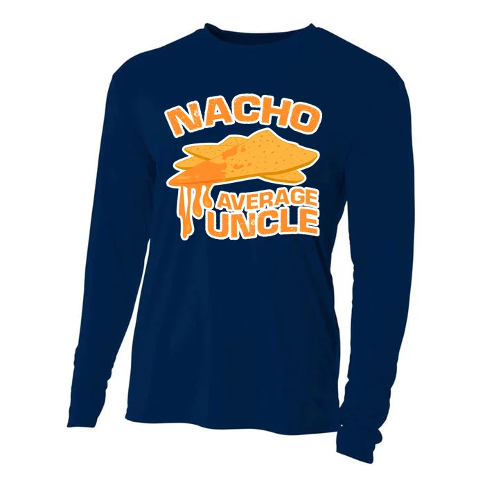 Nacho Average Uncle Funny Cooling Performance Long Sleeve Crew