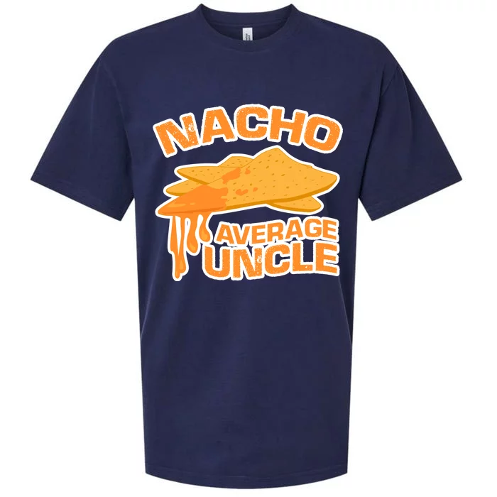 Nacho Average Uncle Funny Sueded Cloud Jersey T-Shirt