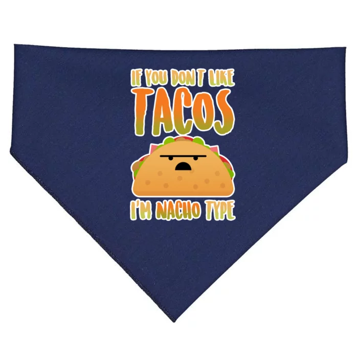 Nacho Type Taco USA-Made Doggie Bandana