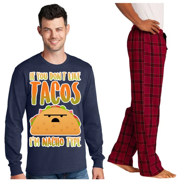 Nacho Type Taco Long Sleeve Pajama Set