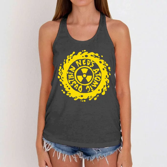 NedS Atomic Dust Bin Women's Knotted Racerback Tank