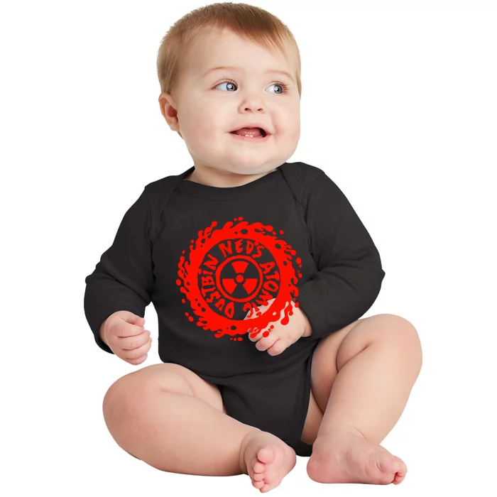 Neds Atomic Dustbin Baby Long Sleeve Bodysuit