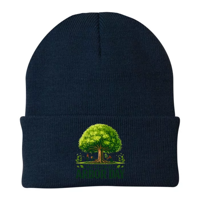 National Arbor Day Tree Care Happy Arbor Day Funny Gift Knit Cap Winter Beanie