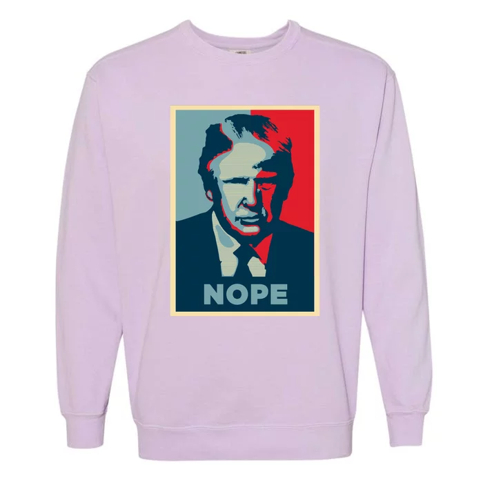 Donald Trump Nope Garment-Dyed Sweatshirt