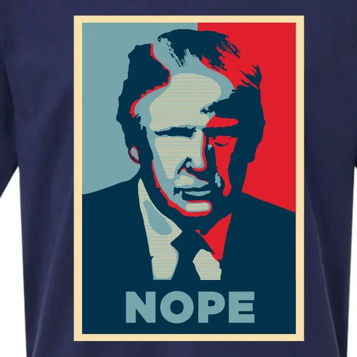 Donald Trump Nope Sueded Cloud Jersey T-Shirt