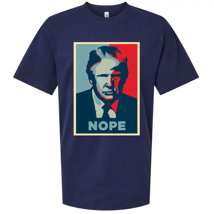 Donald Trump Nope Sueded Cloud Jersey T-Shirt