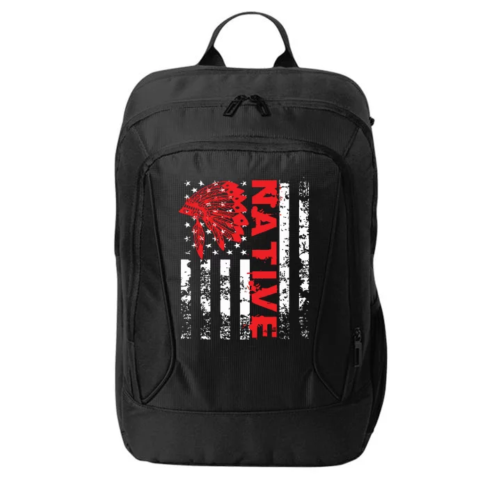 Native American Day Vintage Flag USA City Backpack