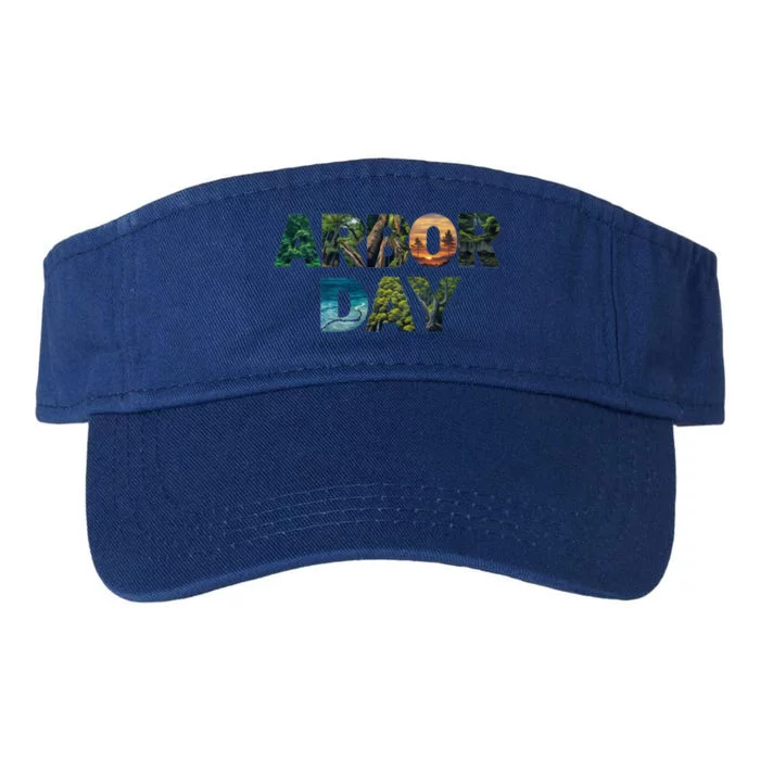 National Arbor Day Tree Care For Happy Arbor Day Funny Gift Valucap Bio-Washed Visor