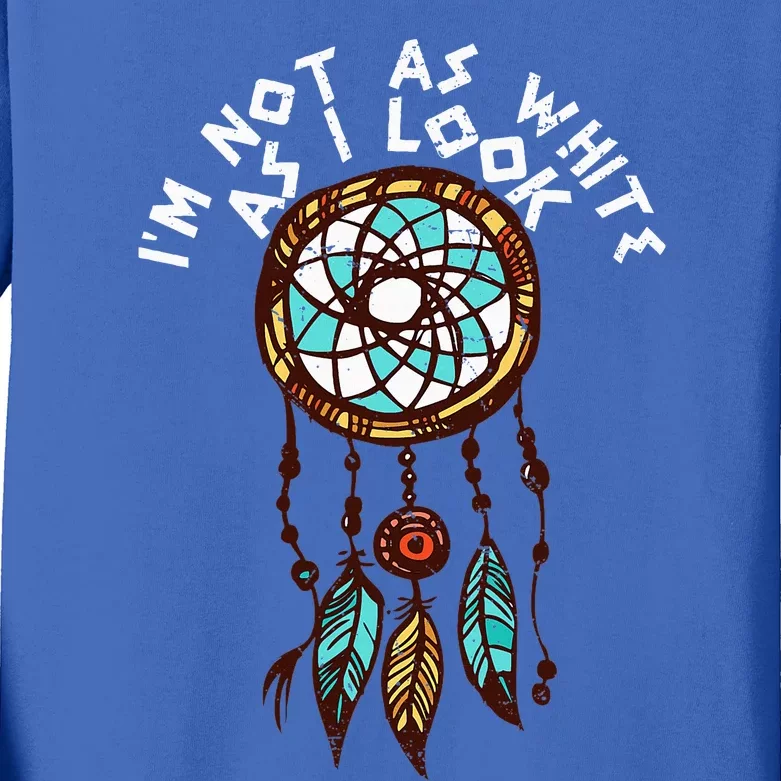 Native American Day Indian Pride Day Indigenous Kids Long Sleeve Shirt