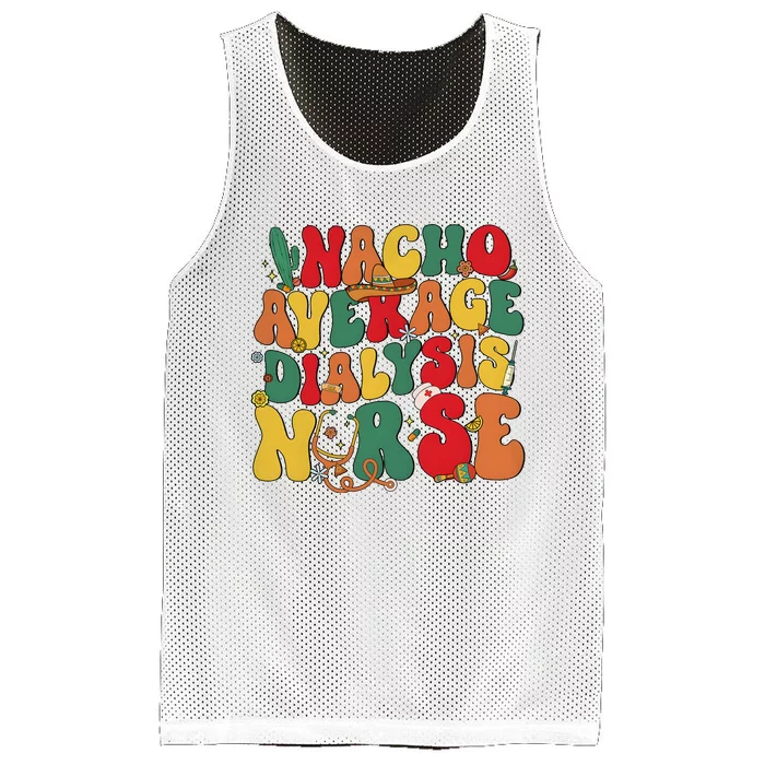 Nacho Average Dialysis Nurse Cinco De Mayo Mesh Reversible Basketball Jersey Tank