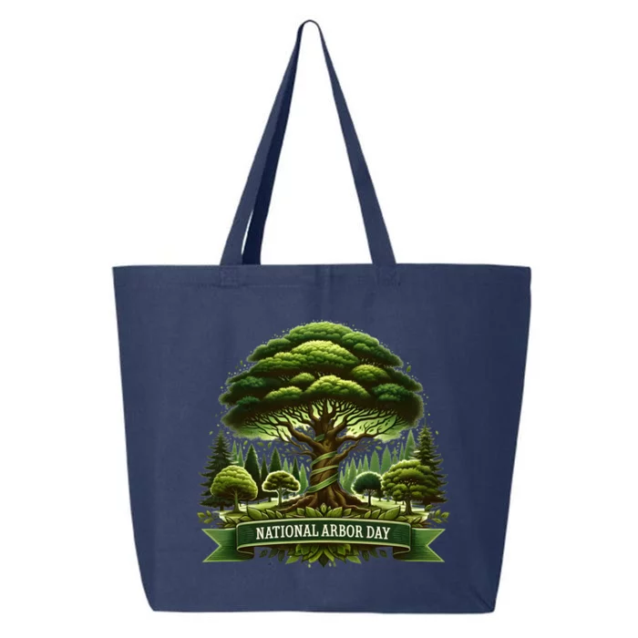 National Arbor Day Tree Care Happy Arbor Day Funny Gift Cool Gift 25L Jumbo Tote