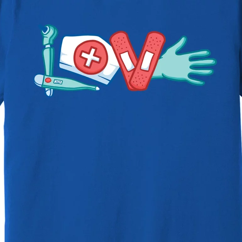 Nurse And Doctor Love Meaningful Gift Premium T-Shirt