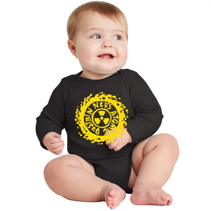 NedS Atomic Dust Bin Baby Long Sleeve Bodysuit