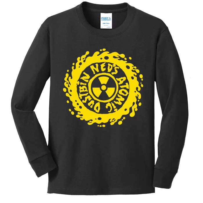 NedS Atomic Dust Bin Kids Long Sleeve Shirt